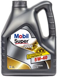 Моторное масло Mobil Super 3000 X1 5W-40, 4 л