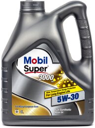 Моторное масло Mobil Super 3000 XE 5W-30, 4 л