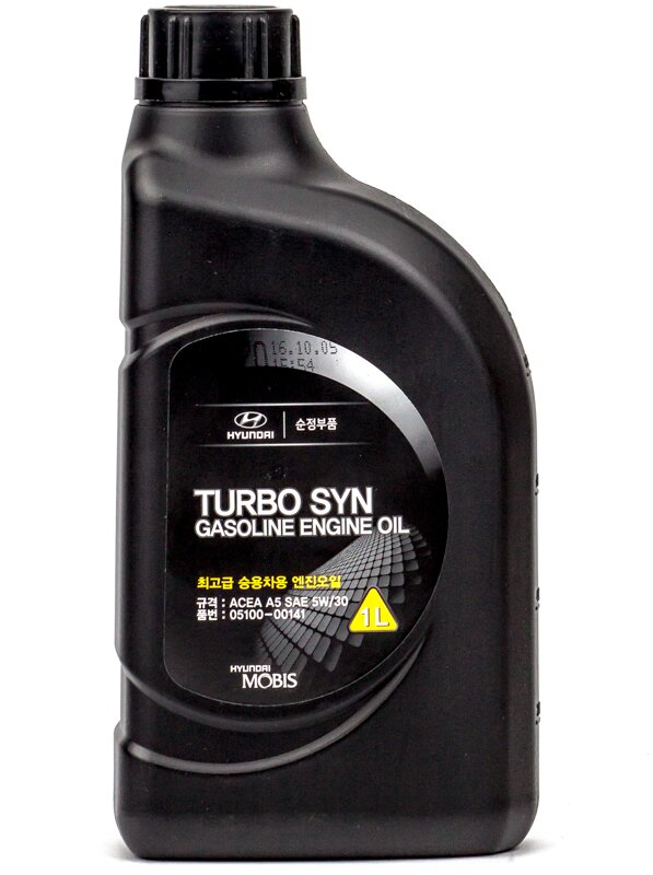 Моторное масло Mobis Turbo Syn SAE 5W-30, API SM, 1 л - Фото 1 Моторное масло Mobis Turbo Syn SAE 5W-30, API SM, 1 л - Фото 1