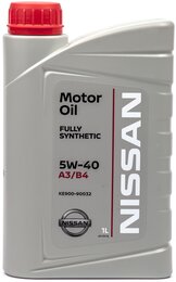 Моторное масло Nissan Motor Oil 5W-40 A3/B4, 1 л