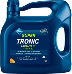 Моторное масло Aral SuperTronic Longlife III SAE 5W-30, 4 л СНЯТО С ПРОИЗВОДСТВА