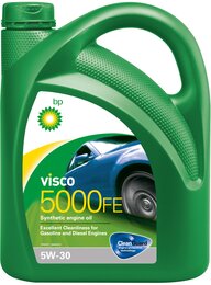 Синтетическое моторное масло BP Visco 5000 FE 5W-30, 4 л