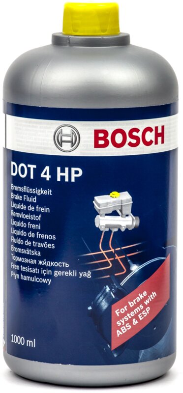 Liquide de frein BOSCH DOT4 HP - 1L BOSCH - Liquide de frein