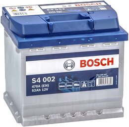 Аккумулятор Bosch S4002 52 Ah 470 A (-+, R)
