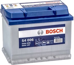 Аккумулятор Bosch S4006 60 Ah 540 A (+-, L)