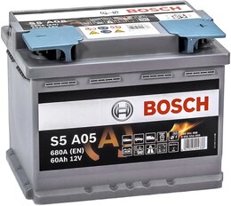 Аккумулятор Bosch S5A05 AGM 60 Ah 680 A (-+, R)