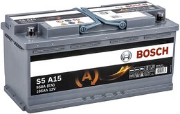 Аккумулятор Bosch S5A15 AGM 105 Ah 950 A (-+, R)
