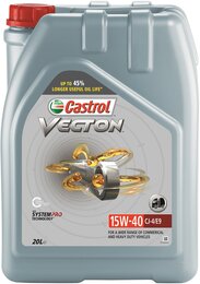 Моторное масло Castrol Vecton 15W-40 CJ-4/E9, 20 л