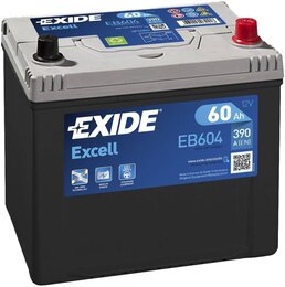 Аккумулятор Exide Excell 60 Ah 390 A (-+, R) Asia