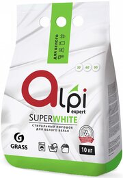 Стиральный порошок для белого белья Grass Alpi Expert, 10 кг