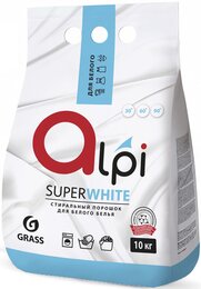 Стиральный порошок для белого белья Grass Alpi, 10 кг