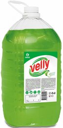 Средство для мытья посуды Grass Velly Light Зеленое яблоко, 5 кг