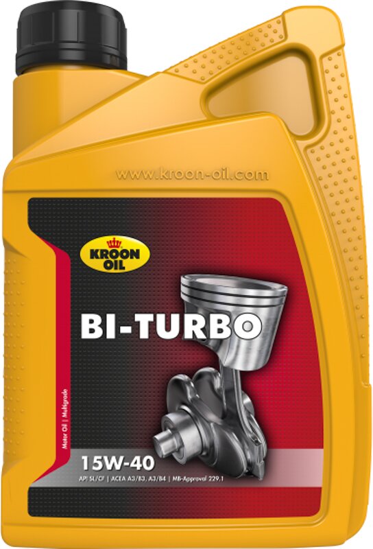 Моторное масло Kroon Oil Bi-Turbo 15W-40, 1 л - Фото 1 Моторное масло Kroon Oil Bi-Turbo 15W-40, 1 л - Фото 1