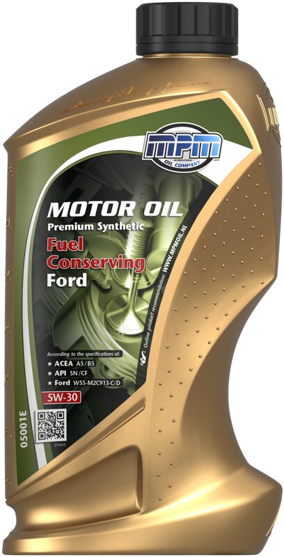 Синтетическое моторное масло MPM Motor Oil Premium Synthetic Fuel Conserving Ford 5W-30, 1 л - Фото 1