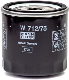 Масляный фильтр Mann Filter W712/75