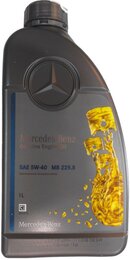 Синтетическое моторное масло Mercedes-Benz MB 229.5 5W-40, 1 л