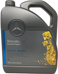 Синтетическое моторное масло Mercedes-Benz MB 229.5 5W-40, 5 л - Фото 4