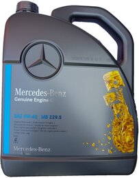 Синтетическое моторное масло Mercedes-Benz MB 229.5 5W-40, 5 л