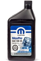 Моторное масло Mopar MaxPro SAE 5W-20, 0,946 л