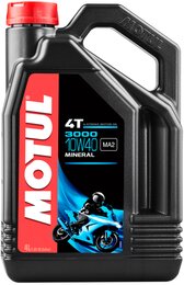 Моторное масло Motul 3000 4T SAE 10W40, 4 л