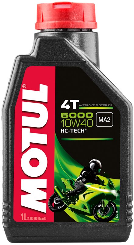 Моторное масло Motul 5000 4T SAE 10W40, 1 л - Фото 1