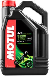 Моторное масло Motul 5000 4T SAE 10W40, 4 л