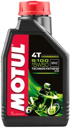 Моторное масло Motul 5100 4T SAE 15W50, 1 л