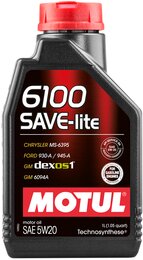 Моторное масло Motul 6100 Save-Lite SAE 5W-20, 1 л