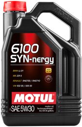 Моторное масло Motul 6100 Syn-Nergy SAE 5W-30, 4 л