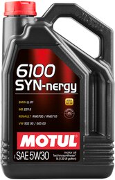 Моторное масло Motul 6100 Syn-Nergy SAE 5W-30, 5 л