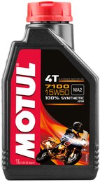 Моторное масло Motul 7100 4T SAE 15W50, 1 л