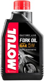 Масло для амортизаторов Motul Fork Oil Light Factory Line SAE 5W, 1 л