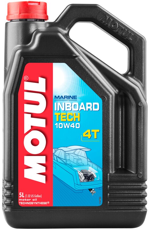 Моторное масло Motul Inboard Tech 4T SAE 10W40, 5 л - Фото 1 Моторное масло Motul Inboard Tech 4T SAE 10W40, 5 л - Фото 1