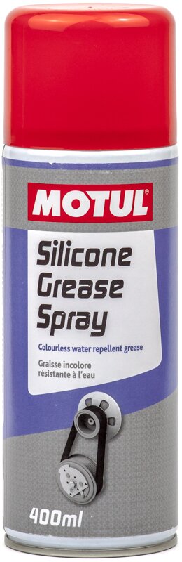 Бесцветная силиконовая смазка Motul Silicone Grease Spray, 400 мл - Фото 1