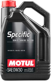 Моторное масло Motul Specific 506 01 506 00 503 00 SAE 0W-30, 5 л