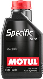 Моторное масло Motul Specific 5122 SAE 0W-20, 1 л