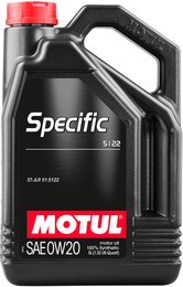 Моторное масло Motul Specific 5122 SAE 0W-20, 5 л