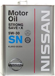 Моторное масло Nissan Strong Save X 5W-30, 4 л