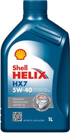 Моторное масло Shell Helix HX7 5W-40, 1 л