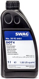 Тормозная жидкость Swag 30926461 DOT 4, 1 л
