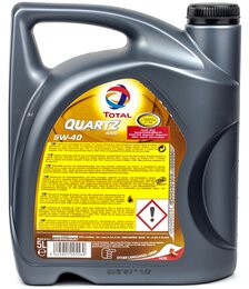 Моторное масло Total Quartz 9000 5W-40, 5 л - Фото 2