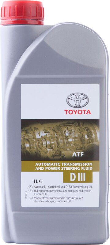 Жидкость для АКПП Toyota ATF D III (Европа), 1 л - Фото 1 Жидкость для АКПП Toyota ATF D III (Европа), 1 л - Фото 1