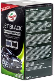 Набор для черного авто Turtle Wax Jet Black Black Box Finish Kit 4x355 мл - Фото 3