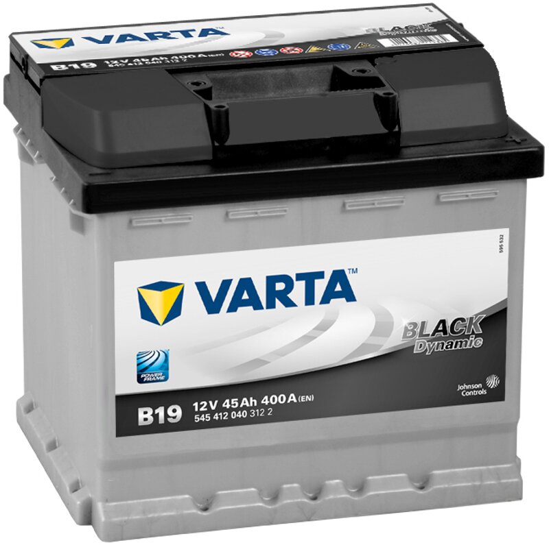Аккумулятор Varta Black Dynamic B19 45 A-h 400 A (-+, R) - Фото 1