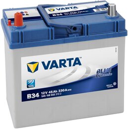 Аккумулятор Varta Blue Dynamic B34 45 A-h 330 A (+-, L) Asia