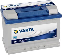 Аккумулятор Varta Blue Dynamic E11 74 A-h 680 A (-+, R)