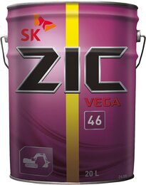 Гидравлическое масло ZIC Vega 46 (ISO VG 46, HM), 20 л