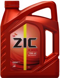 Дизельное моторное масло ZIC X3000 15W-40, 4 л