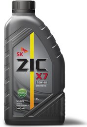 Дизельное моторное масло ZIC X7 10W-40 Diesel, 1 л