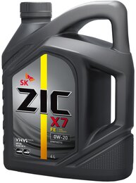 Синтетическое моторное масло ZIC X7 FE 0W-20, 4 л - Фото 3